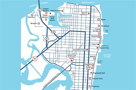 map of atlantic city casinos 2022.